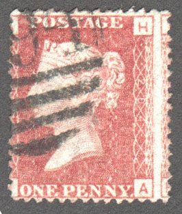 Great Britain Scott 33 Used Plate 204 - HA - Click Image to Close